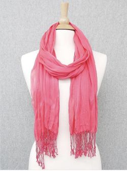 New pink light weight scarf