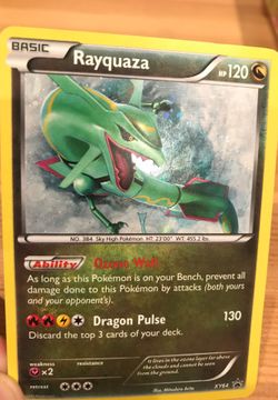 Rayquaza Pokémon card