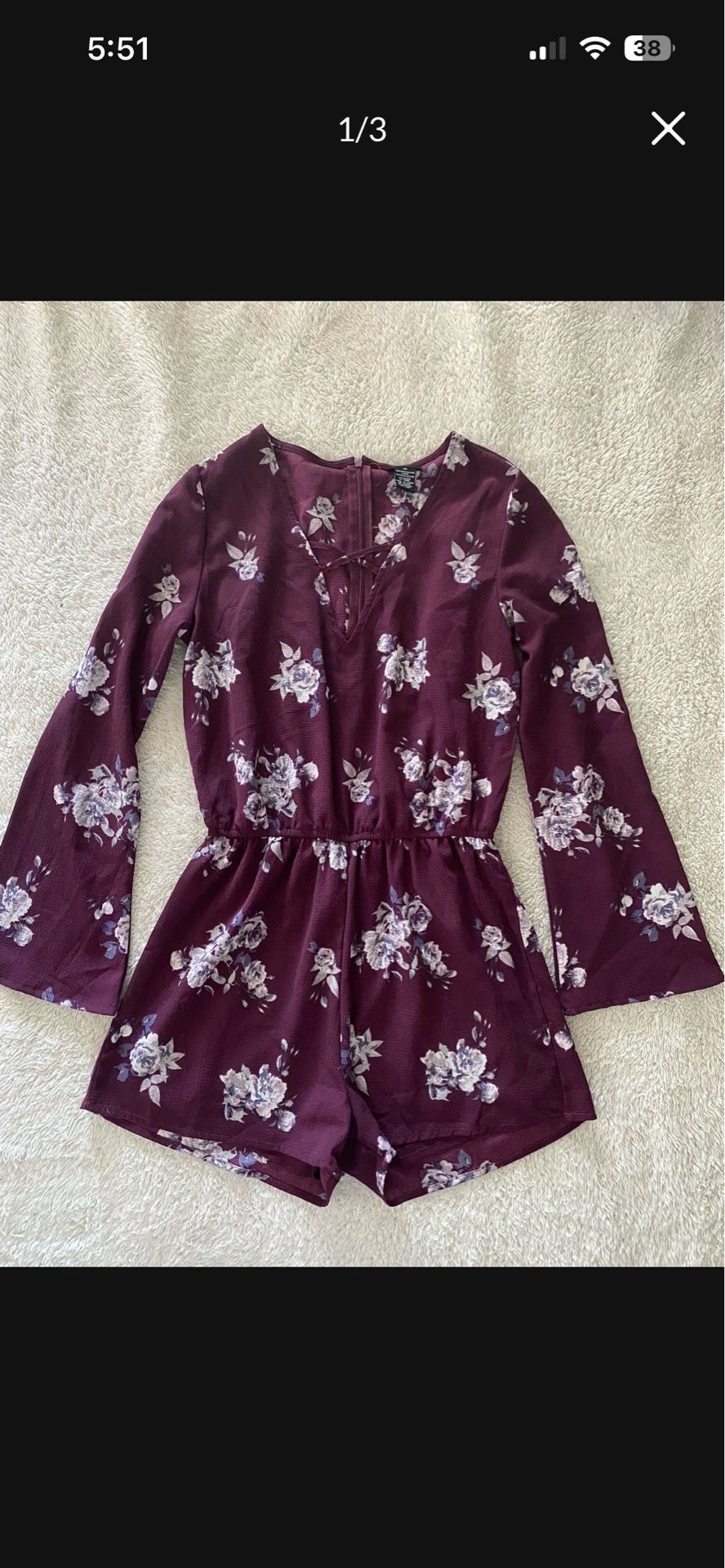 Rue 21 Women’s Shorts Romper