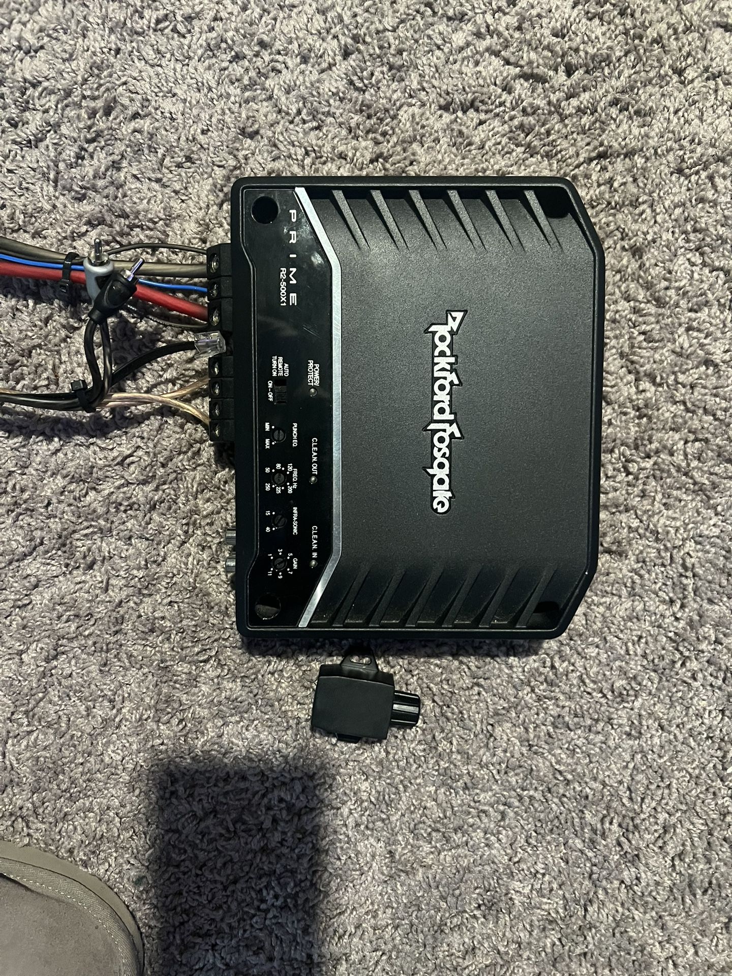 Rockford Fosgate AMP & Kenwood Speaker