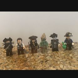 Discontinued Pirates Of The Caribbean Lego Figures 