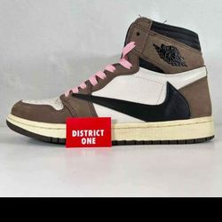 Travis Scott x Air Jordan 1 Retro High OG Mocha - Size 13