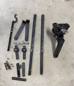 Trailer hitch and sway bars