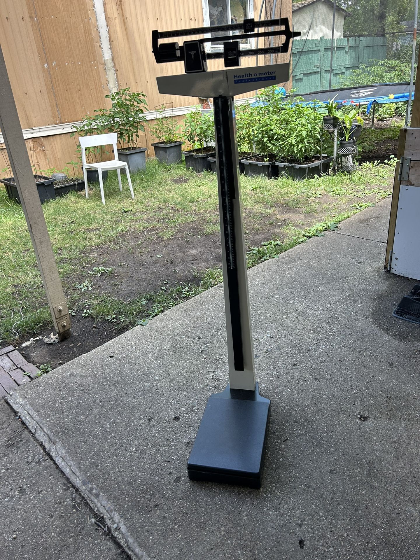 health 0 meter professional scales 350 lbs