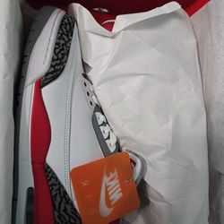 Jordan 3 Retro Fire Red Size 10