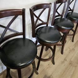 Set of 4, 30" counter / bar stools