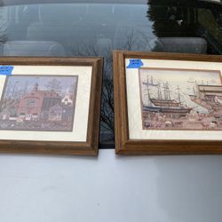Two Framed Wall Decor 