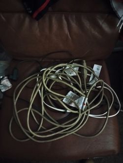 Extension Cords One Long And Other 3 Short 