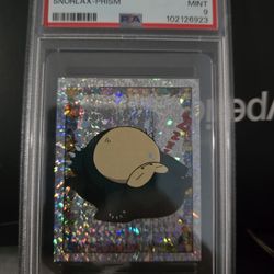 Psa9 1999 Merlin Snorlax Slab