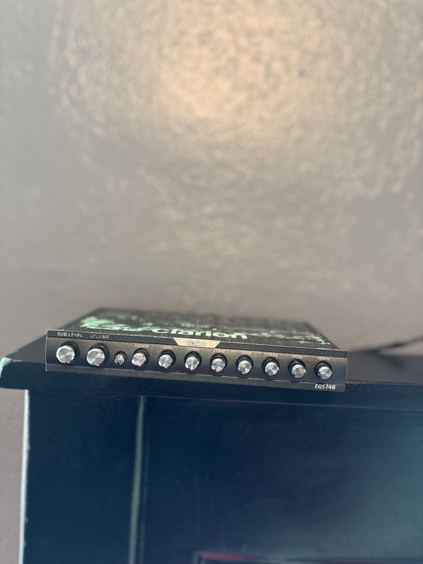 Clarion EQS755 7-Band Car Audio Equalizer | Preamp EQ – Great Condition