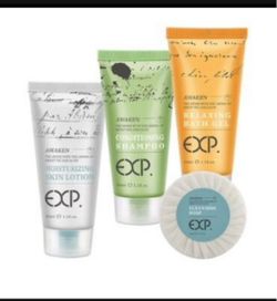 EXP Awaken Travel Toiletry Set 4 Pieces- 200 total