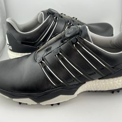 Adidas BOA Boost Black Men's Golf Shoes Good Condition US 11.5 Q44769