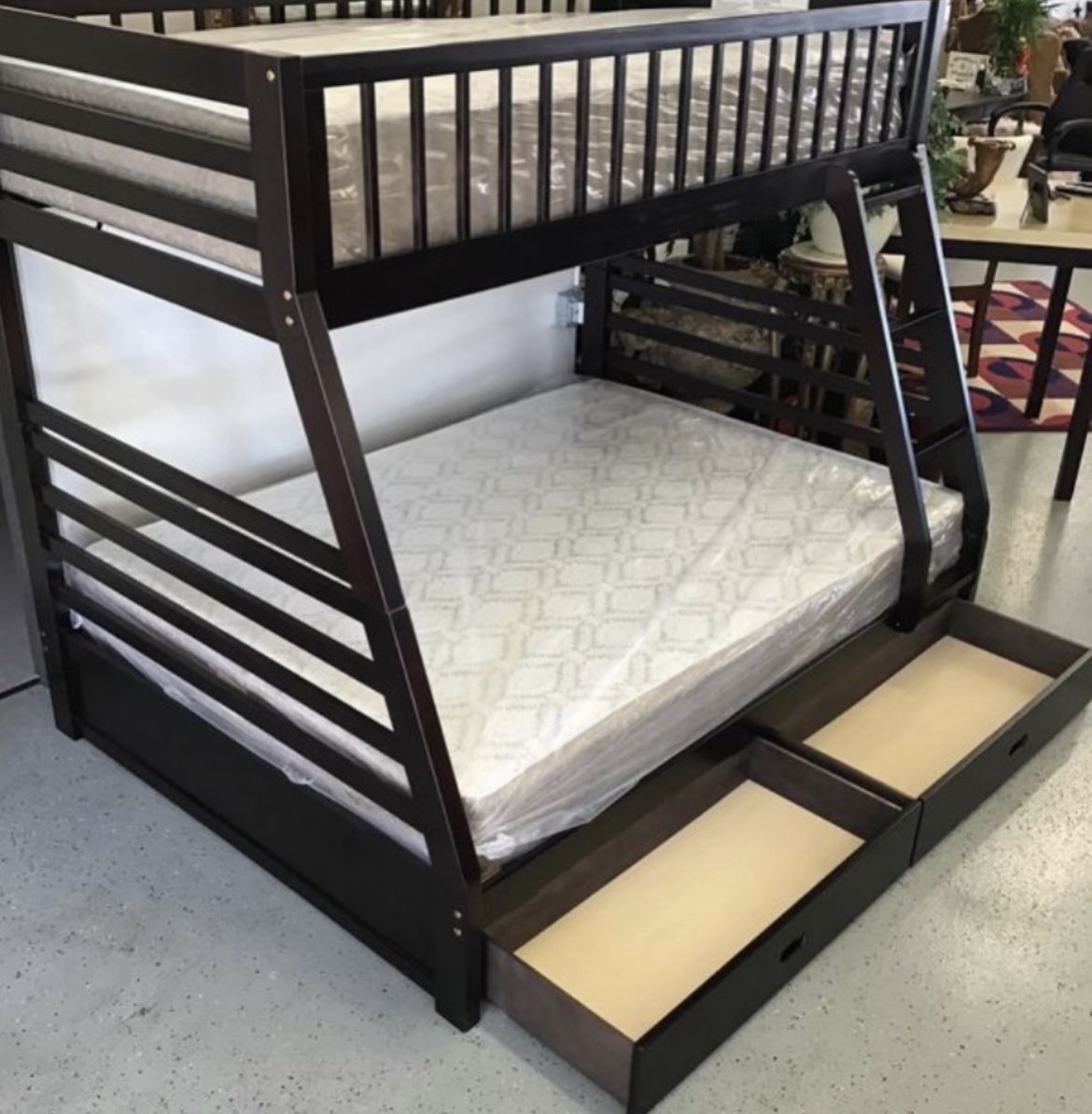 Furniture, Mattress, Boxspring, Bedframe, Chest Dresser, Mirror, Nightstand, Tv, Stand Bunk Bed