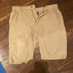 Khaki Cargo Shorts