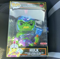 MARVEL FUNKO HULK BLACKLIGHT