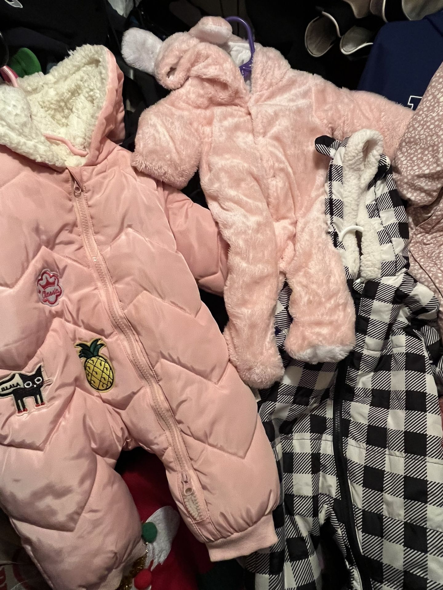 New & Used In New condition)  0-3, 6,6-9 Months) Snowsuit $15,$20,&$25..((Baby Shoes And Boots,Soft Bottom 0-3  3-6(Sz 1 &2)$12,$15 $20 & Up👇🏽