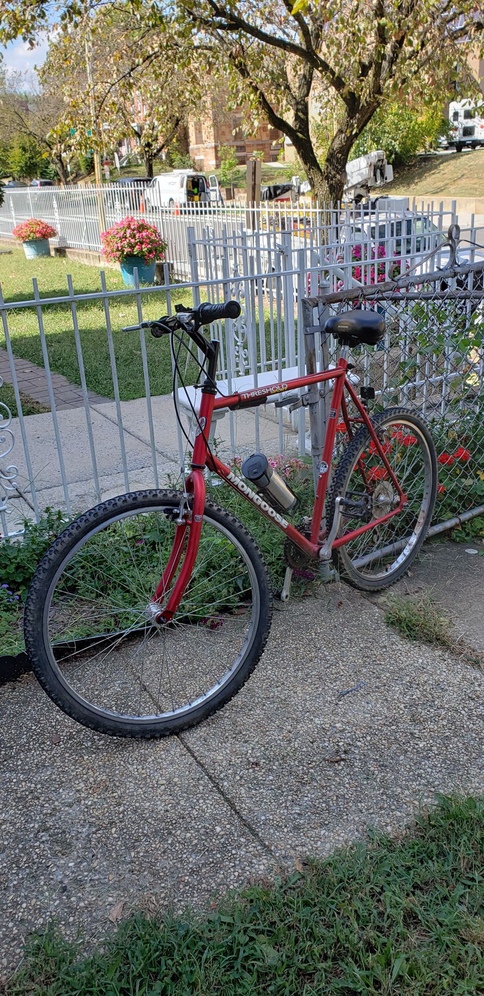 Red 26" Mongoose "Threshold" Bike