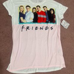 New Medium friends t tee shirt y2k vintage retro 90s