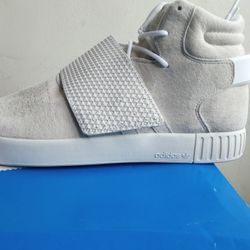 Adidas Tubular Invader Strap "Flat White" Edition Sizes 12 & 13