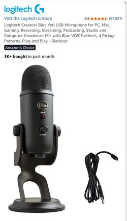 Logitech Blue Yeti USB Microphone