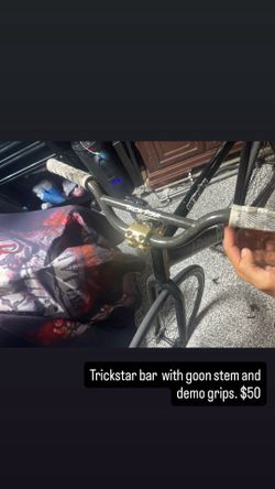 Fsfs trickstar bars and stem