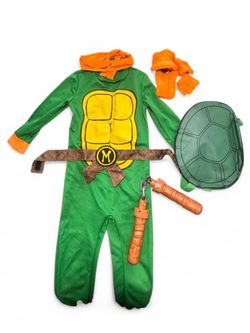 Teenage Mutant Ninja Turtles Toddler Michelangelo Costume Size 5T-6T