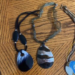 Two shell chokers $10