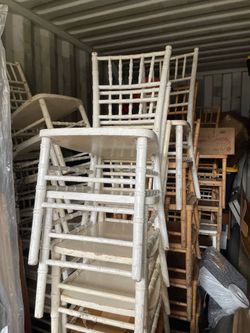 Wood chairs