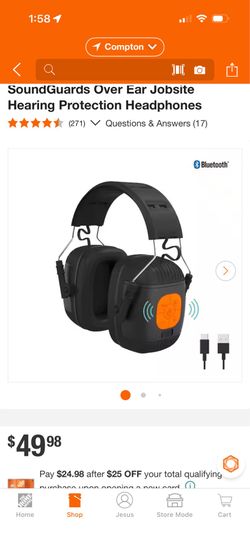 Sound Guards Noise isolating Earmuffs