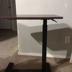 Rolling Computer Standing Desk Adjustable 