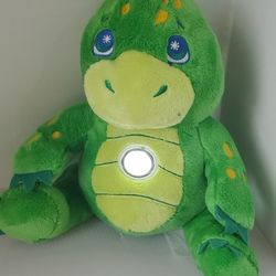 Flashlight Friends Dinosaur Green 8" Plush Bedtime  Stuffed Animal Dino Lovey 
