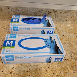 1 Full Unopened Box & 1 Partial Size M Gloves