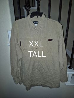 TECGEN FRC TAN BUTTON UP SHIRT