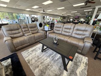 2 PC RECLINER SOFA AND LOVESEAT