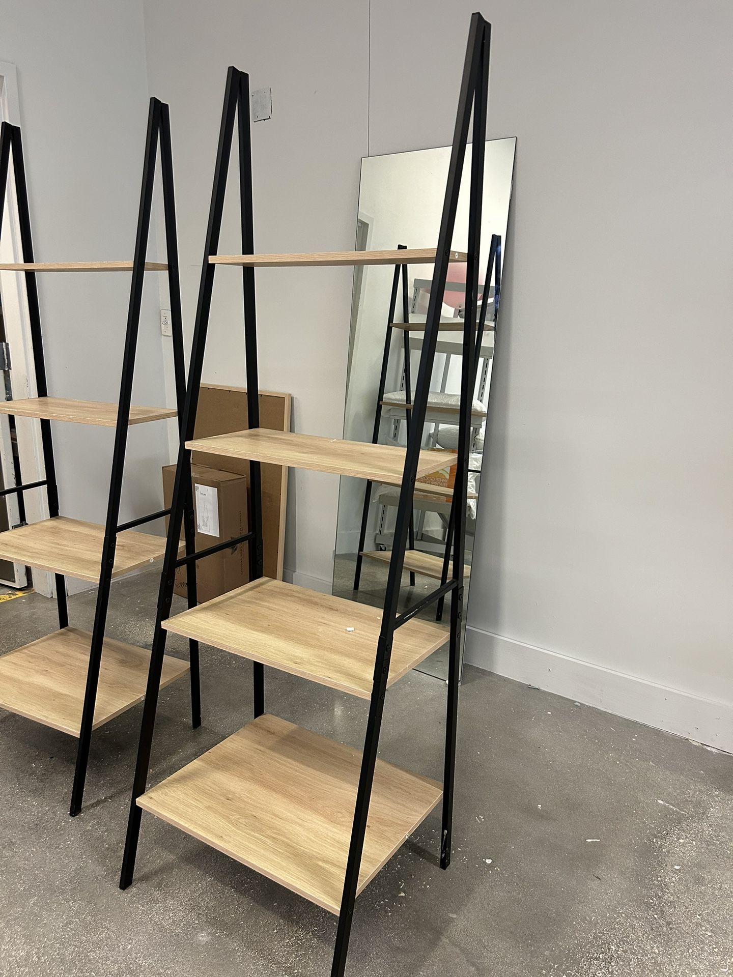 2 Ladder Shelf  Brand New 