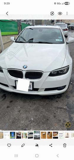 BMW 3 Series White Coupe