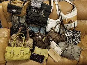 My Coach Purse & Wallet Collection
