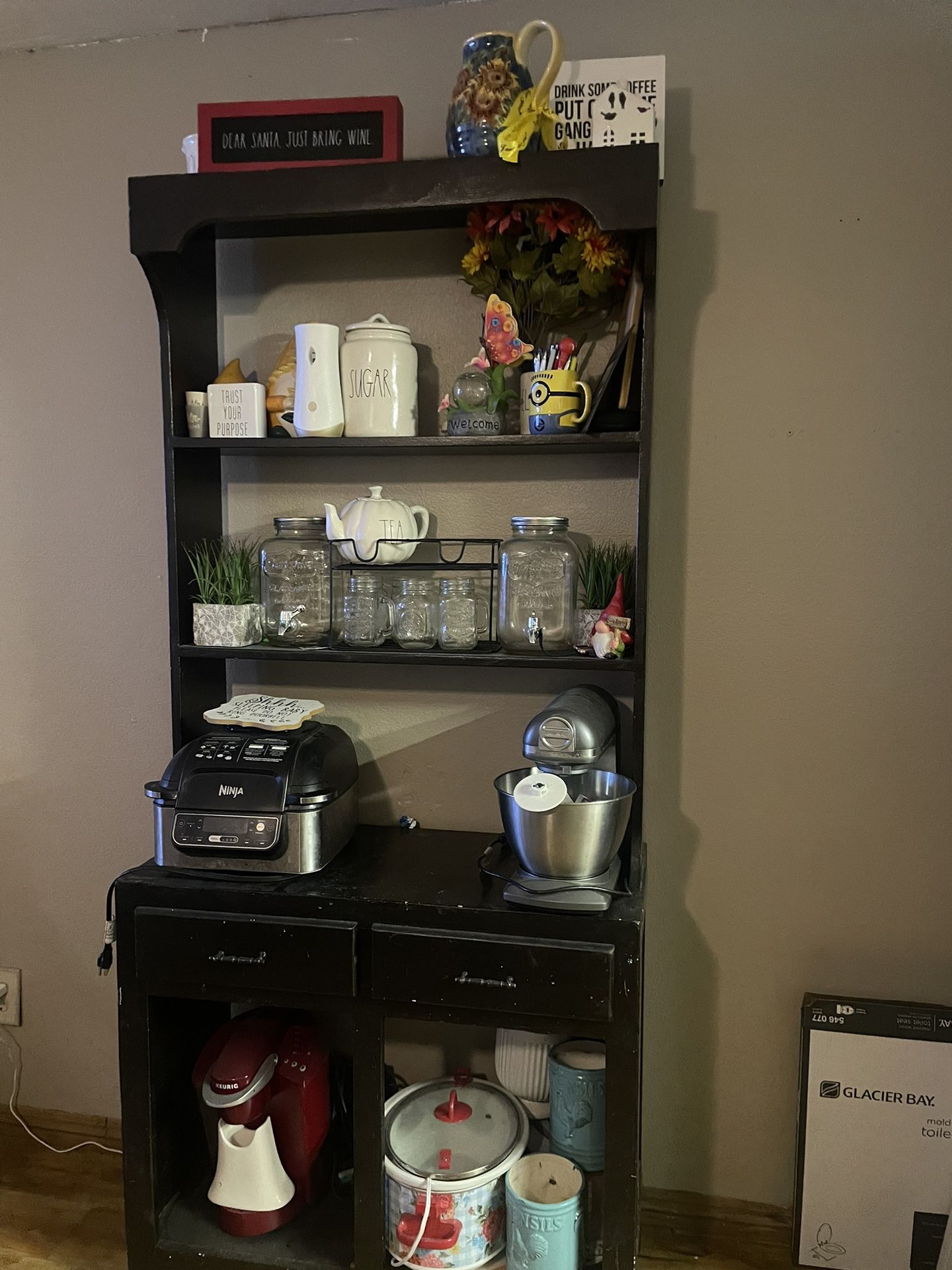 Kitchen Coffee Shelve Display