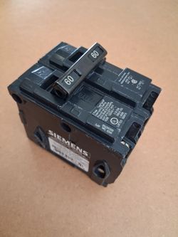 SIEMENS 60 Amp 2 pole breaker