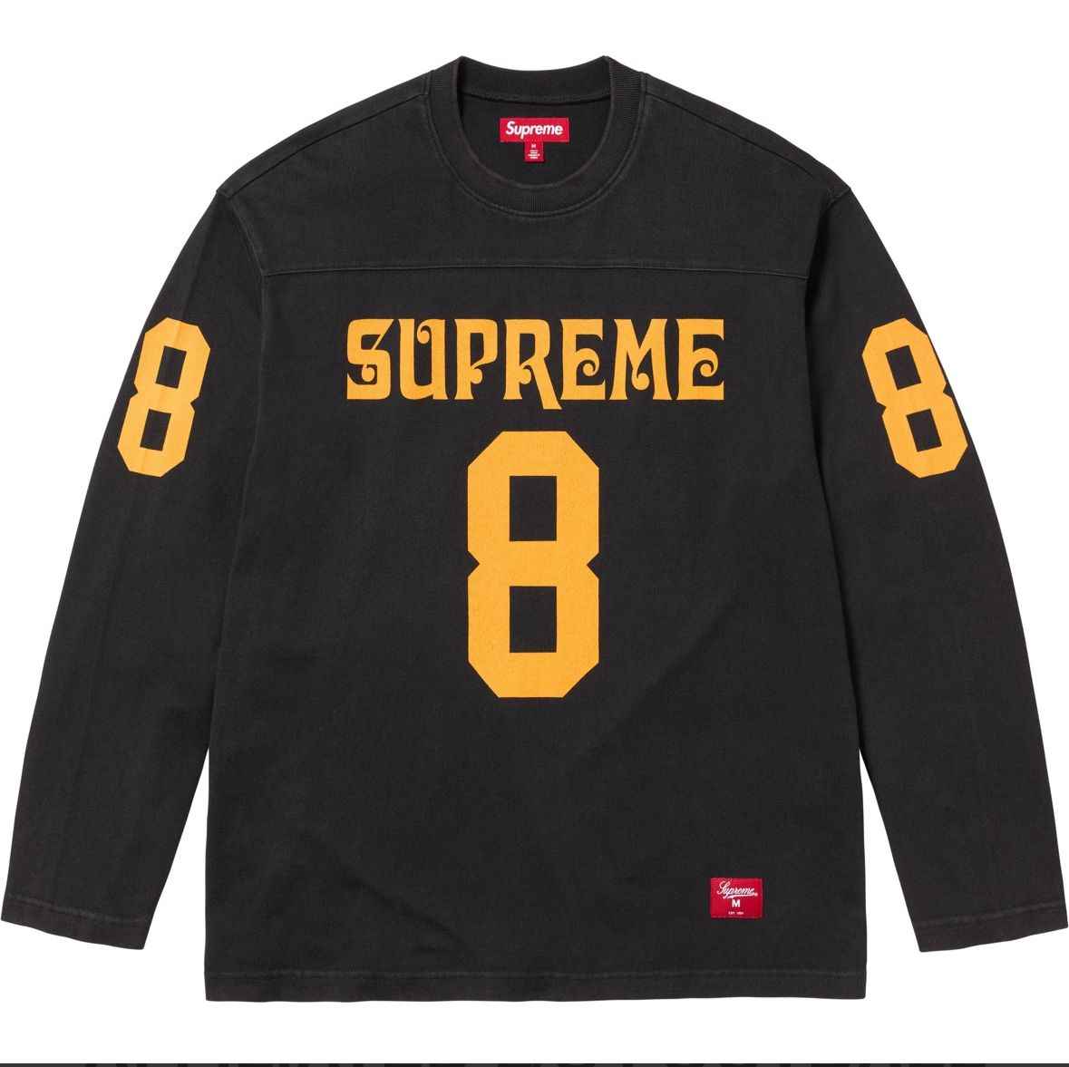 Supreme Affiliated L/S Football Top|Size L
