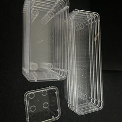 11 Pack Clear Drawer Organizer, 3Sizes Organization and Storage Trays, Drawer Organizer