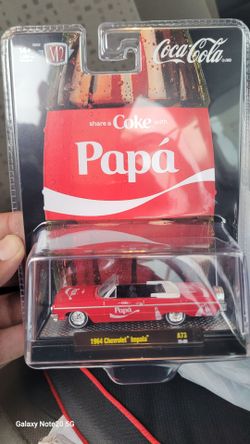 🔥 NEW🔥 M2 Machines Coke Papa New 64 Convertible impala.. 🔥🔥🔥