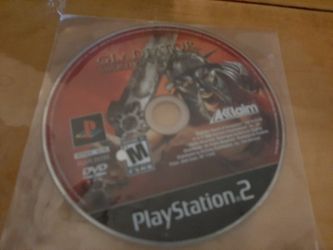 Gladiator playstation 2 disc