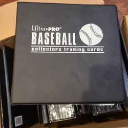 Ultra Pro Baseball Collectors Trading Cards Binder W / Inserts