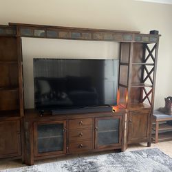 Entertainment Center, 4-Piece For Sale