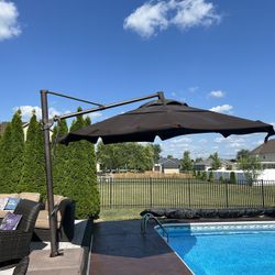 Great Escape Cantilever 13’ Patio Umbrella 