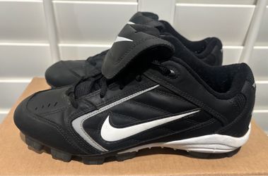 GUC Nike MCS Keystone Black/White Rubber Molded Baseball Cleats (Men’s/Boys Size 6.5) - $25