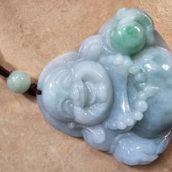 Jade Buddha Pendant Necklace