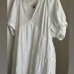 white dress perfect for summer beach xxl