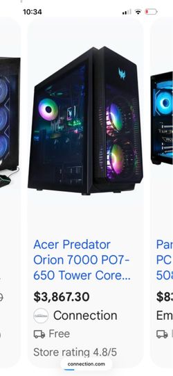 Acer Predator Orion 7000 PO7-650 Gaming Tower